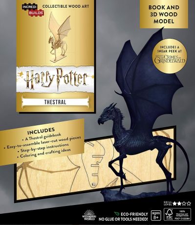 Harry Potter: Thestral Book 3D Wood Model